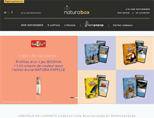 Tablet Screenshot of naturabox.com